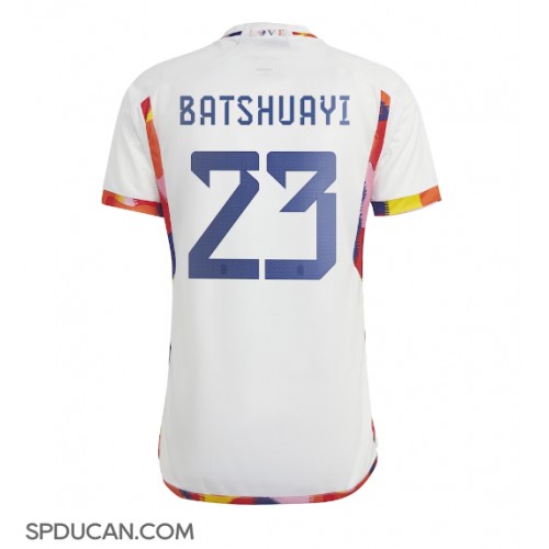 Muški Nogometni Dres Belgija Michy Batshuayi #23 Gostujuci SP 2022 Kratak Rukav